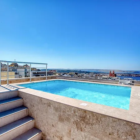 Rooftop Pool Sensations With Wifi And Ac By 360 Estates Appartement Mellieħa