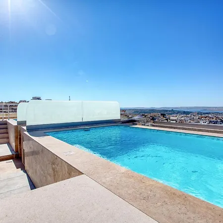 Apartment Rooftop Pool Sensations With Wifi And Ac By 360 Estates Mellieha